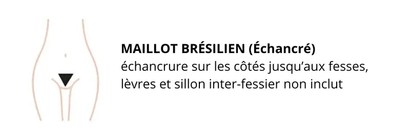 Maillot brésilien (échancré)